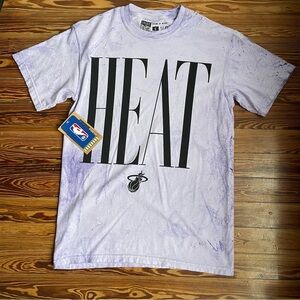 NWT Miami Heat Court Culture Purple T-shirt